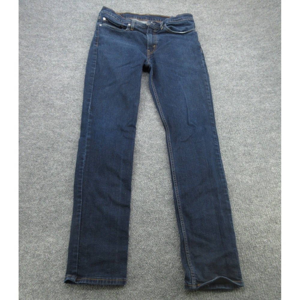 Levi Mens Jeans 511 Slim Fit Dark Wash Denim Red Tab 34x34